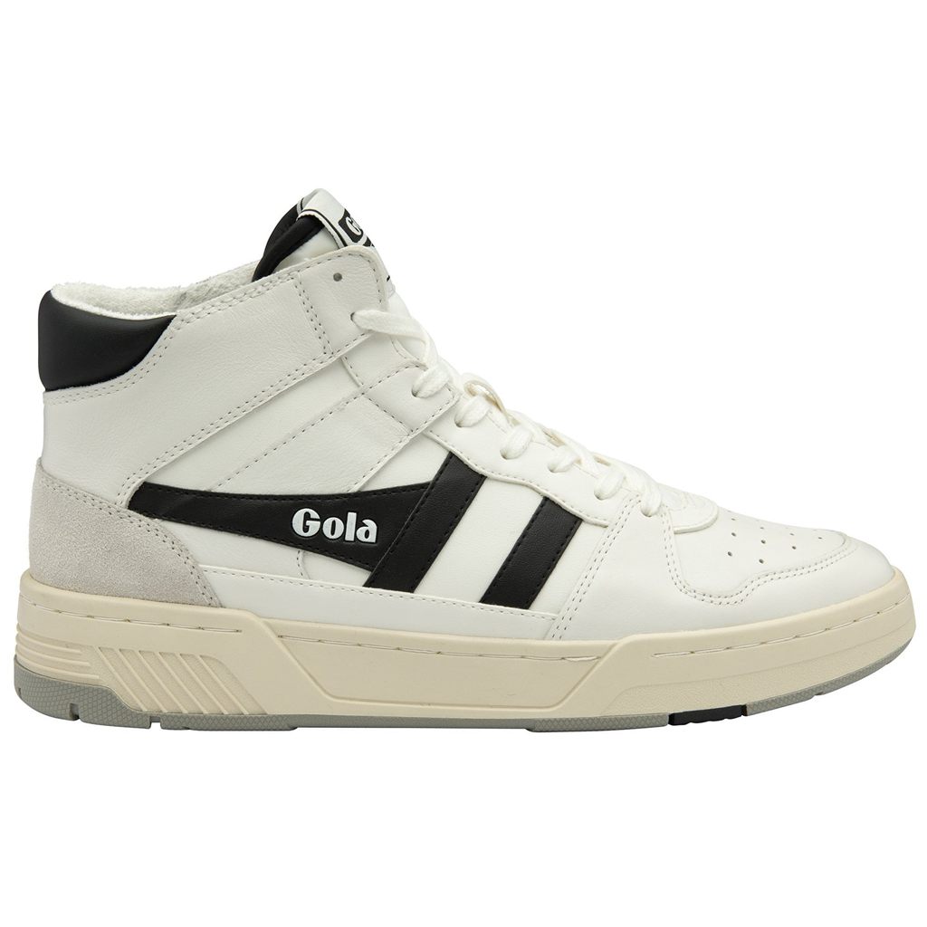 Gola Classics Allcourt High Sneakers Bílé Černé CZ | TBLV-46137