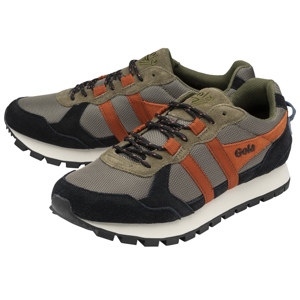 Gola Classics Altitude Sneakers Hnědožlutý Černé Oranžové CZ | RDSF-73914