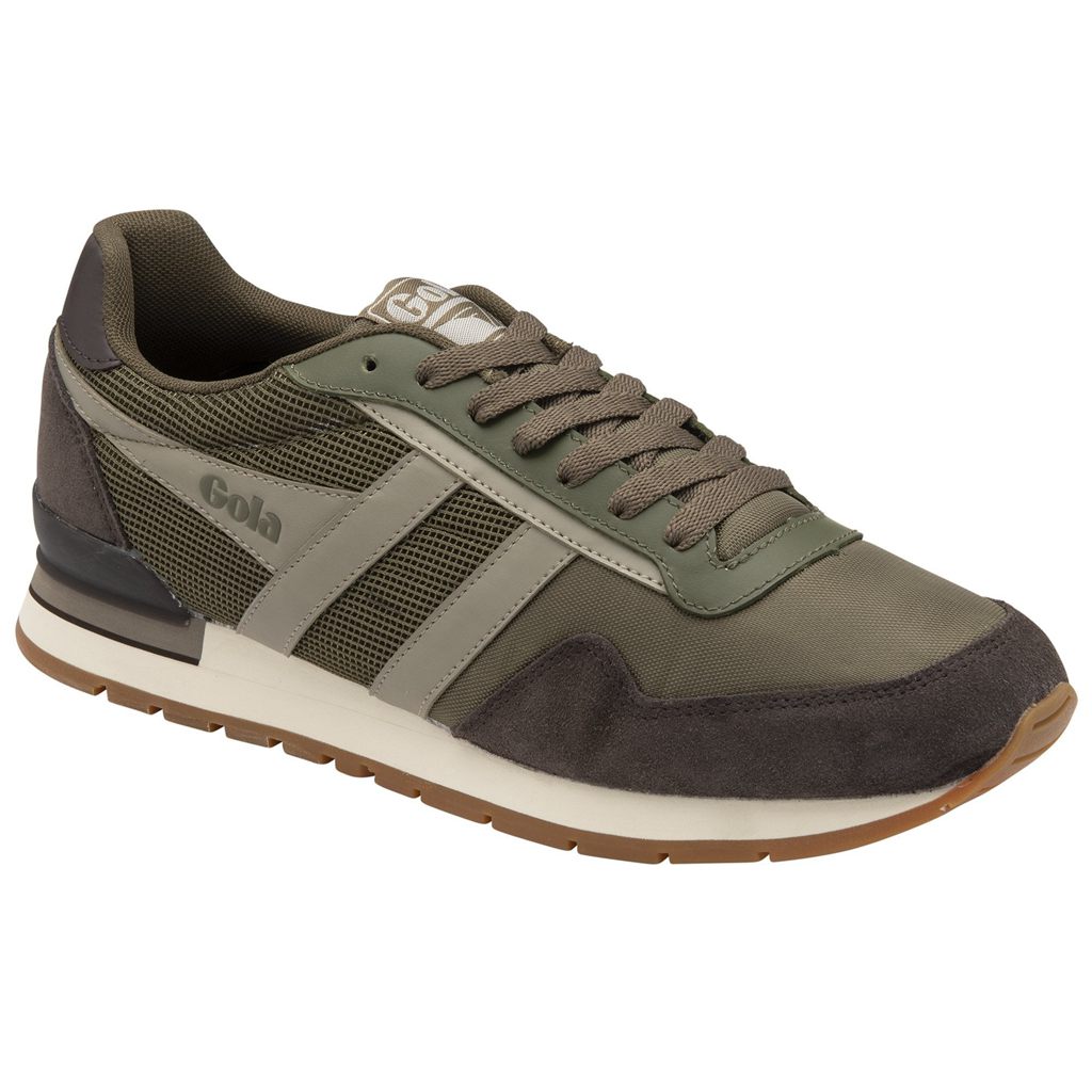 Gola Classics Atlanta Sneakers Hnědožlutý Tmavě Hnědé CZ | LXHU-52368