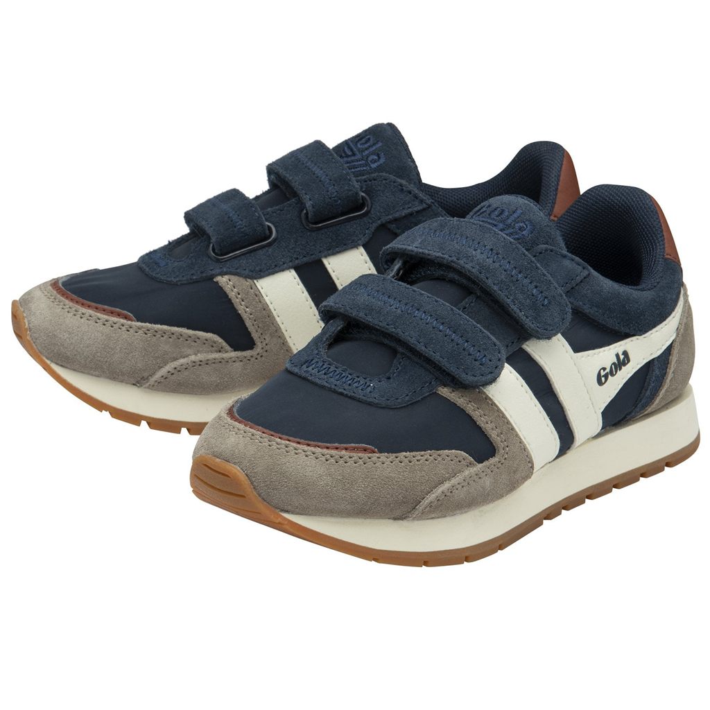 Gola Classics Austin Strap Sneakers Tmavě Blankyt Bílé CZ | QKRD-58349