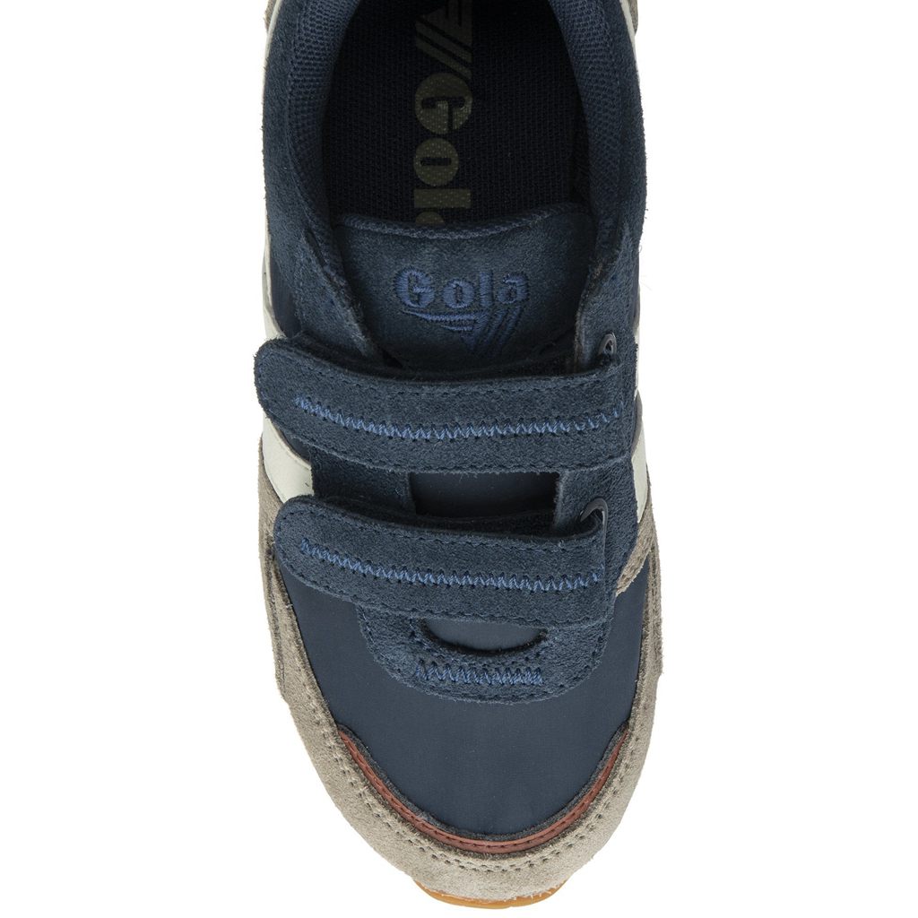 Gola Classics Austin Strap Sneakers Tmavě Blankyt Bílé CZ | QKRD-58349