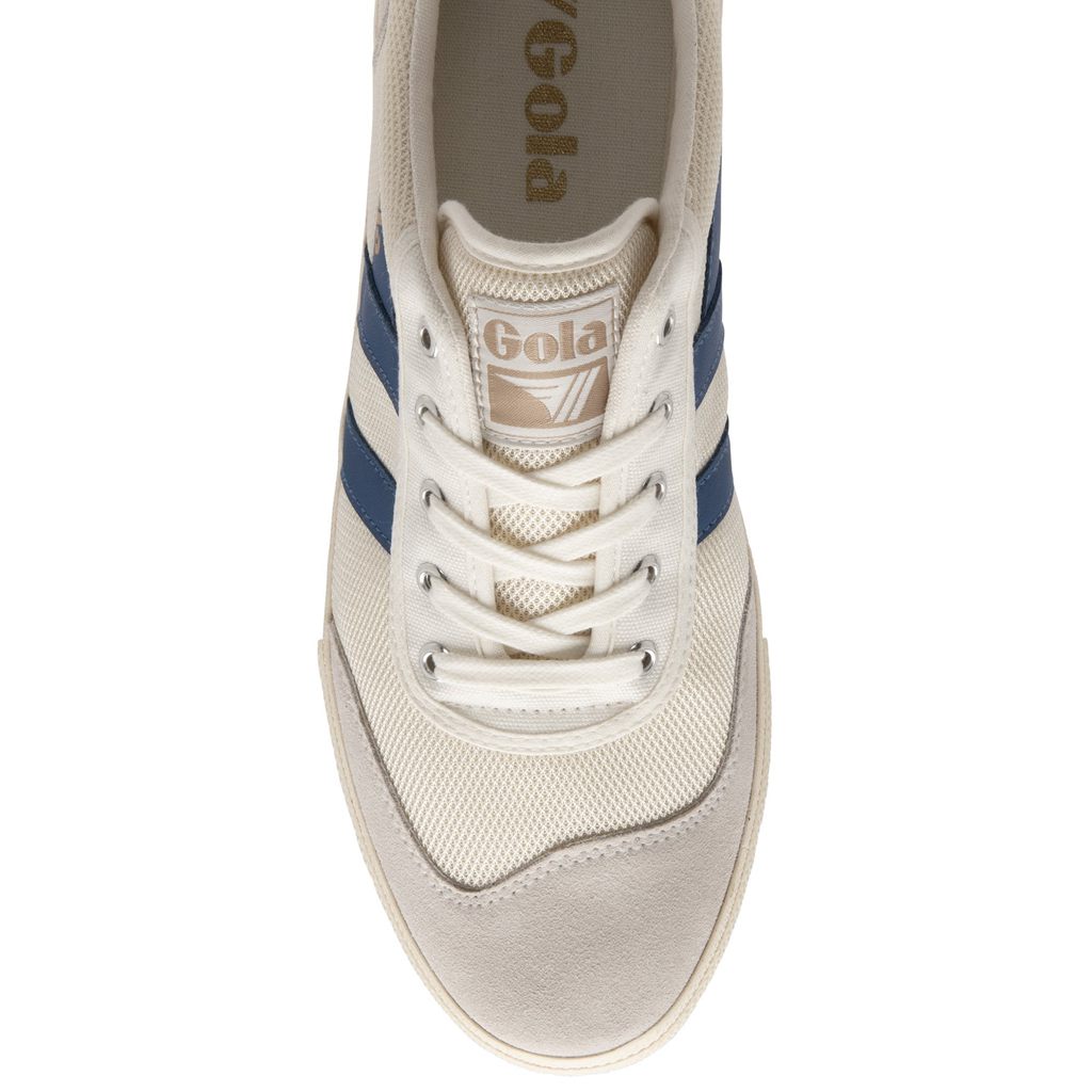 Gola Classics Badminton Mesh Plimsoll Sneakers Bílé Blankyt Tmavě Červené CZ | HSXK-32561