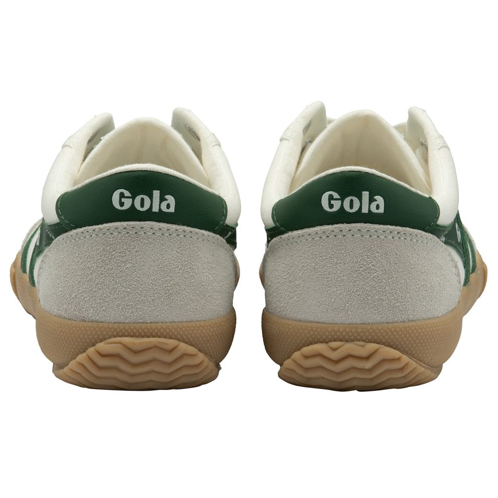 Gola Classics Badminton Plimsoll Sneakers Bílé Zelene CZ | NKWG-63401