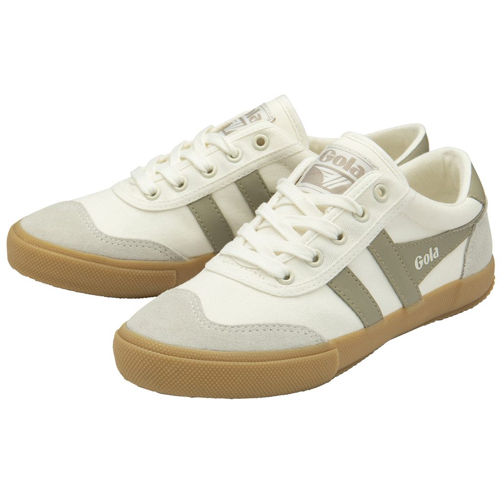 Gola Classics Badminton Plimsoll Sneakers Bílé Šedé CZ | MXPW-58123