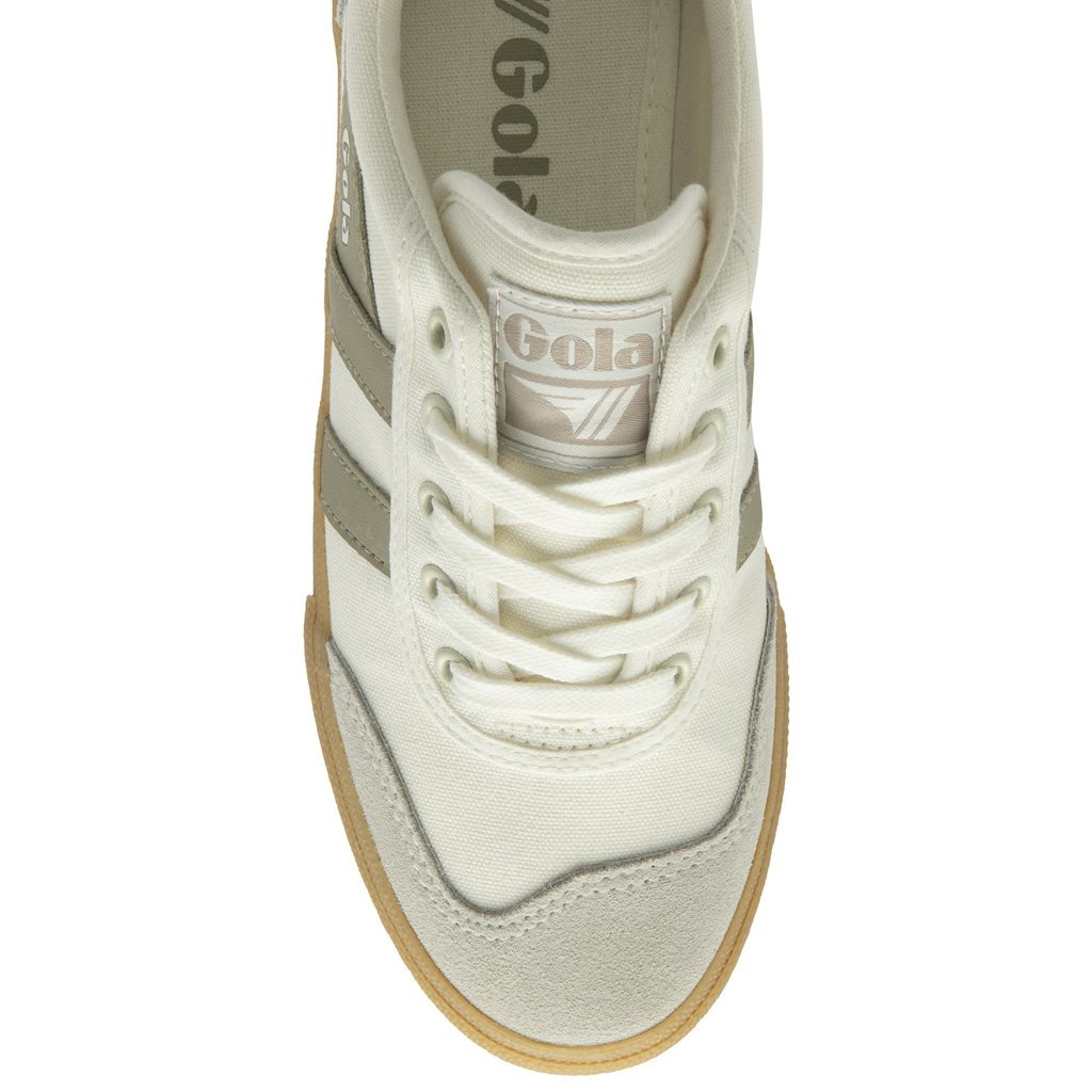Gola Classics Badminton Plimsoll Sneakers Bílé Šedé CZ | MXPW-58123