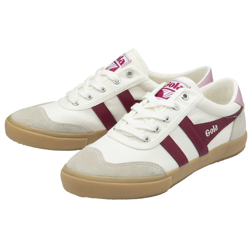 Gola Classics Badminton Plimsoll Sneakers Bílé CZ | FXLD-09387