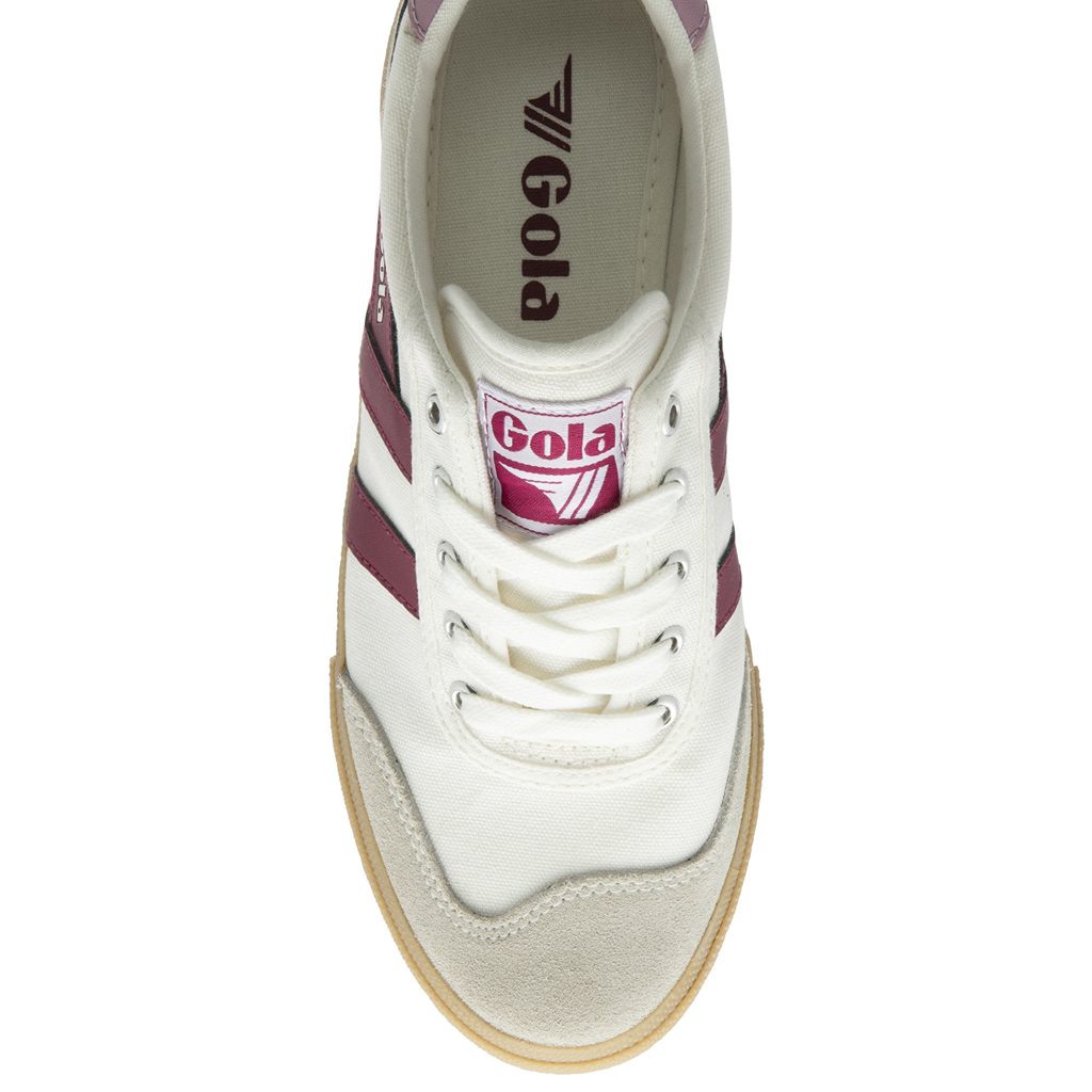Gola Classics Badminton Plimsoll Sneakers Bílé CZ | FXLD-09387