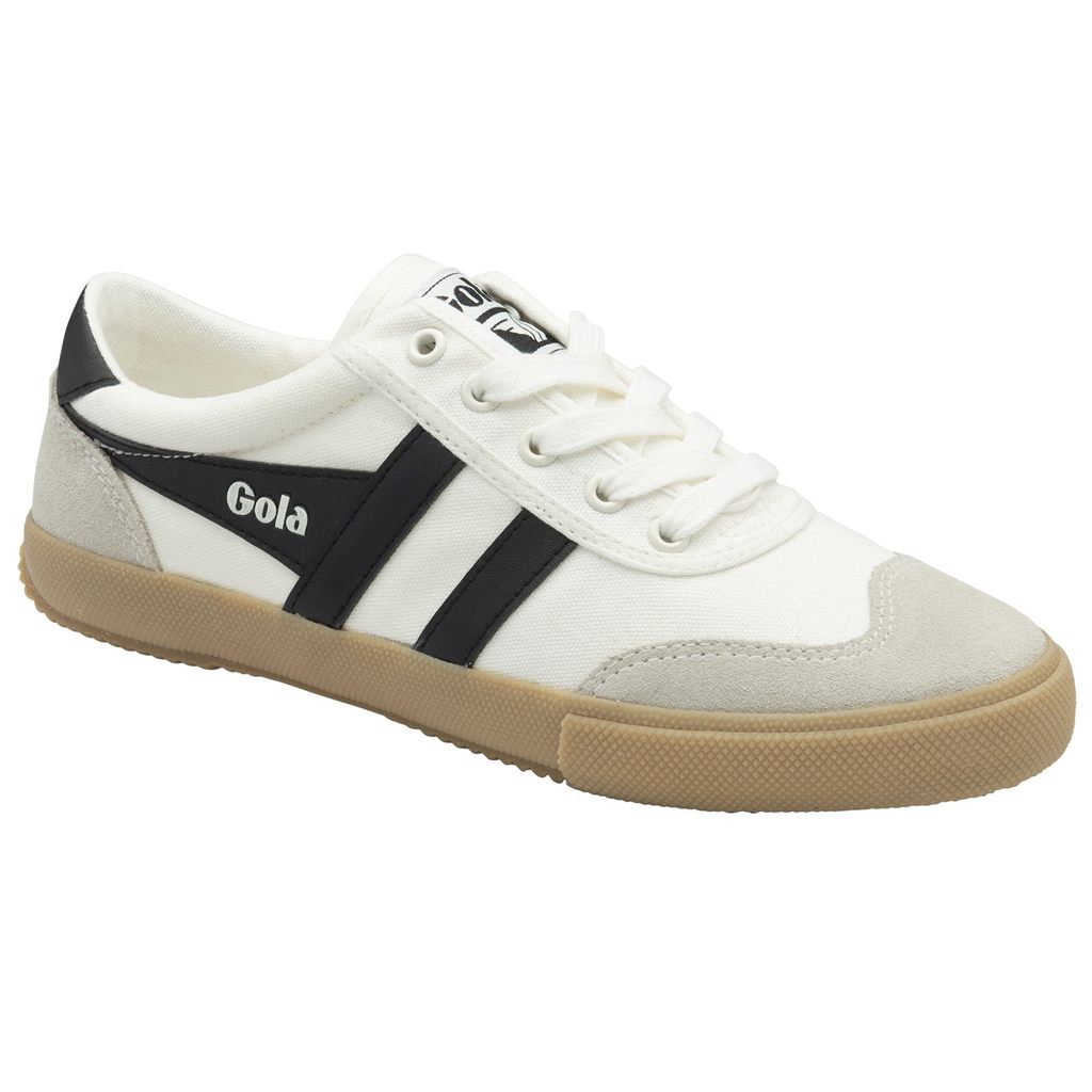 Gola Classics Badminton Plimsoll Sneakers Bílé Černé CZ | VBGA-26754