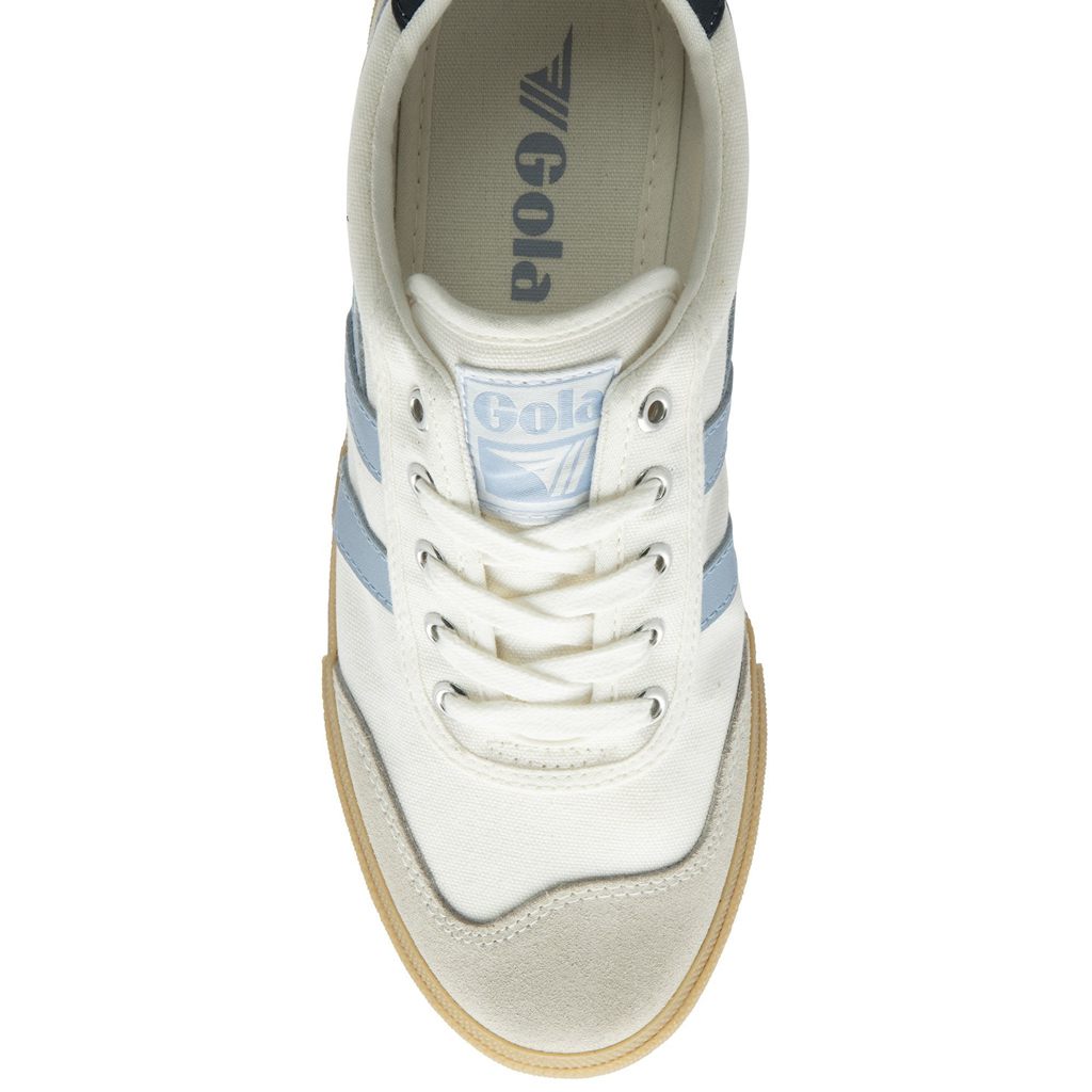 Gola Classics Badminton Plimsoll Sneakers Bílé Tmavě Blankyt CZ | EZJY-16590