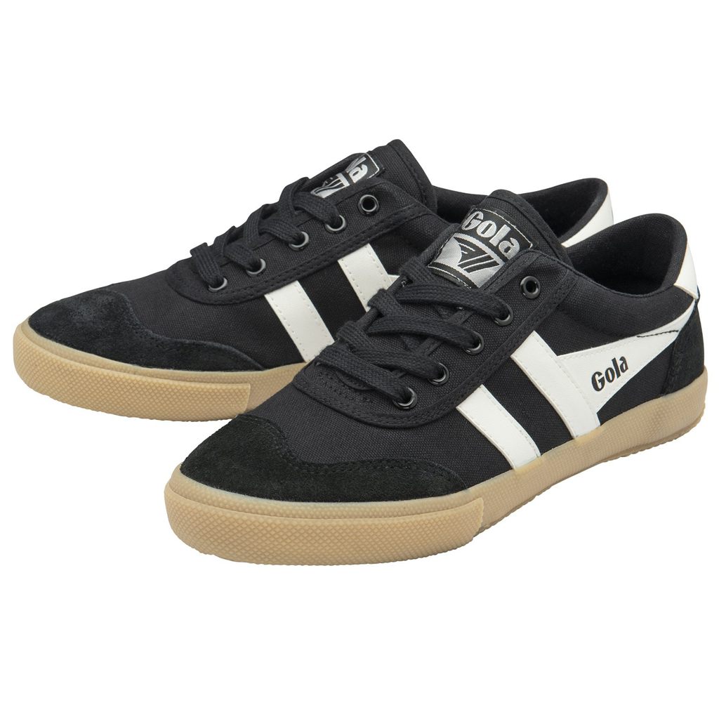 Gola Classics Badminton Plimsoll Sneakers Černé Bílé CZ | EBKX-31786