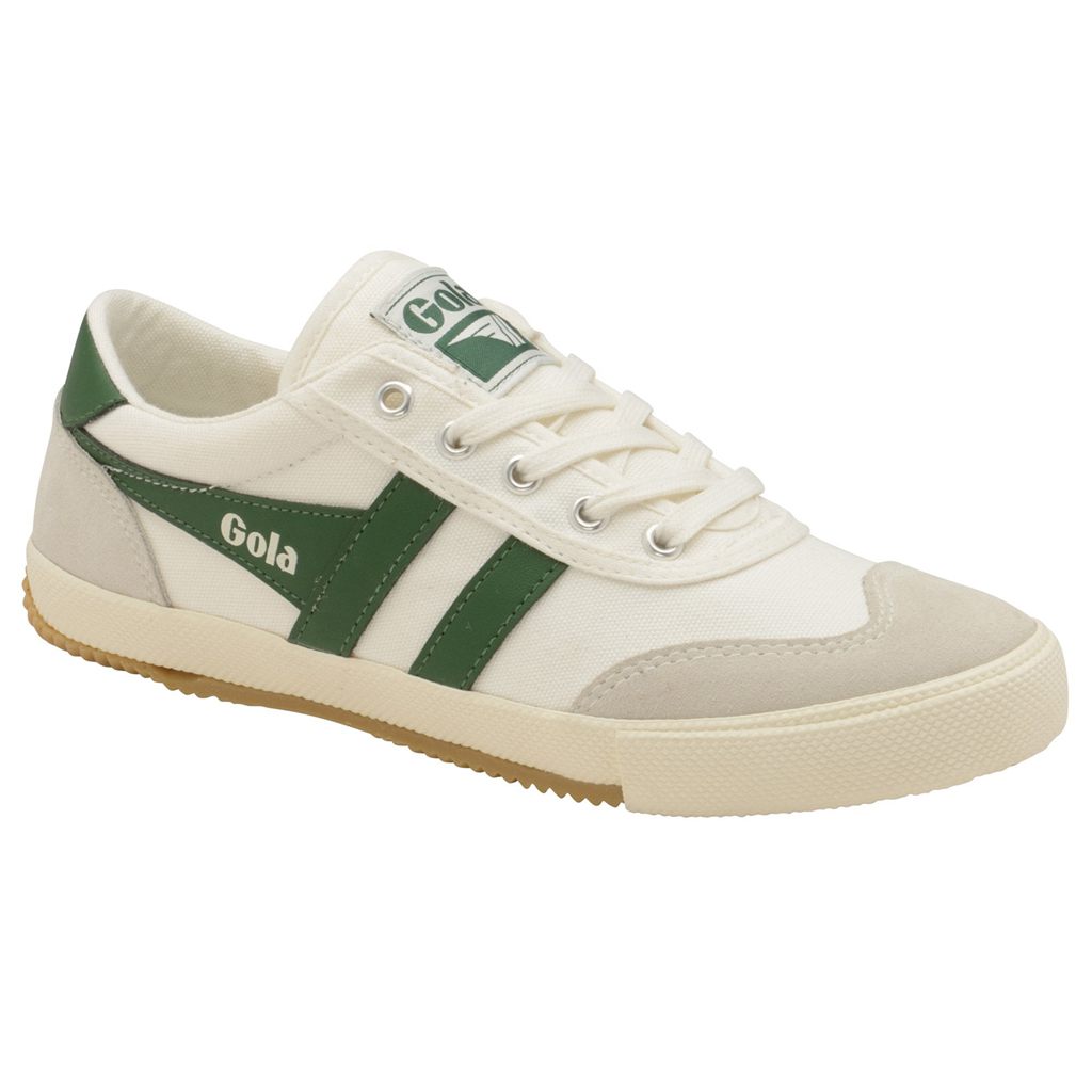 Gola Classics Badminton Plimsoll Sneakers Bílé Zelene CZ | MWAF-87925