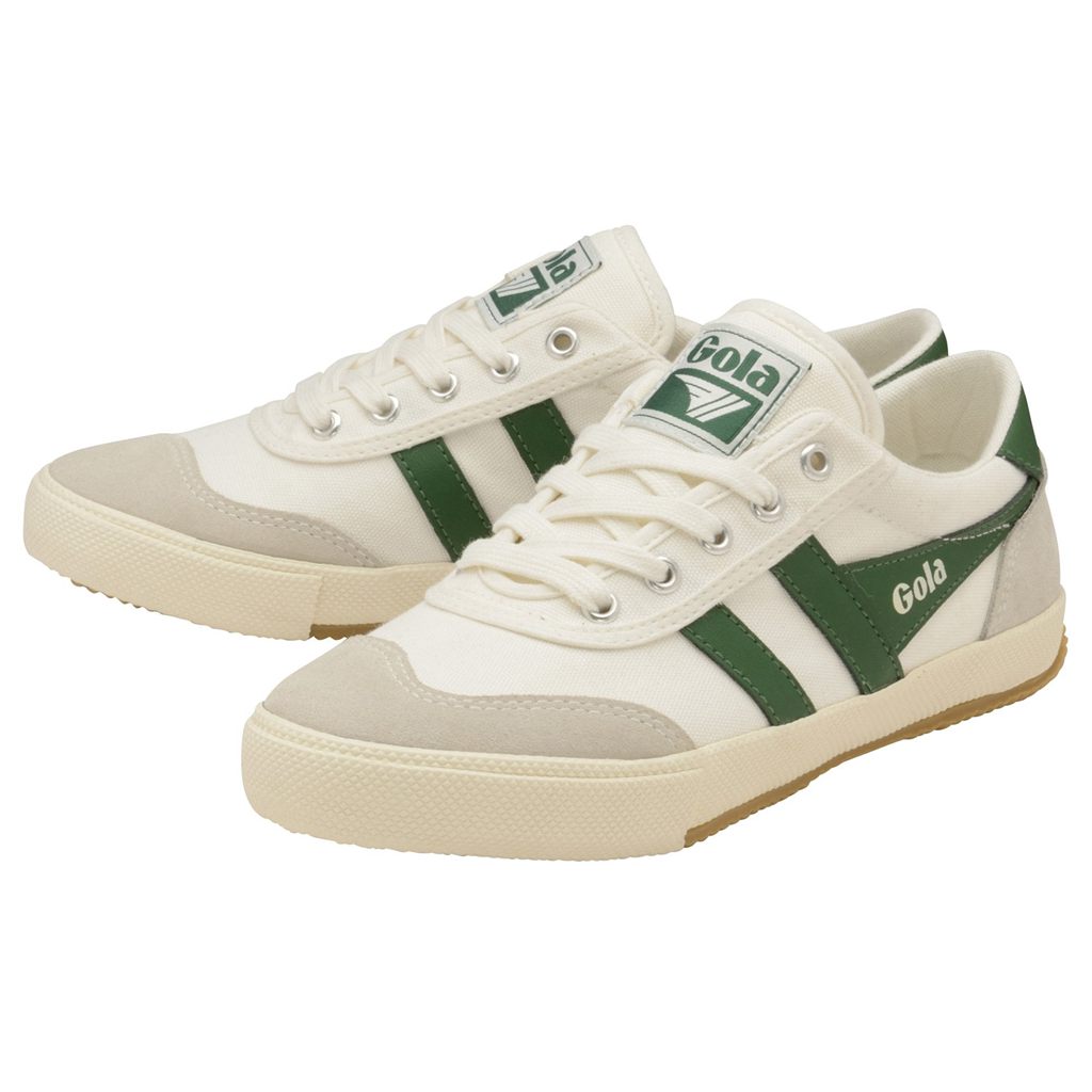 Gola Classics Badminton Plimsoll Sneakers Bílé Zelene CZ | MWAF-87925