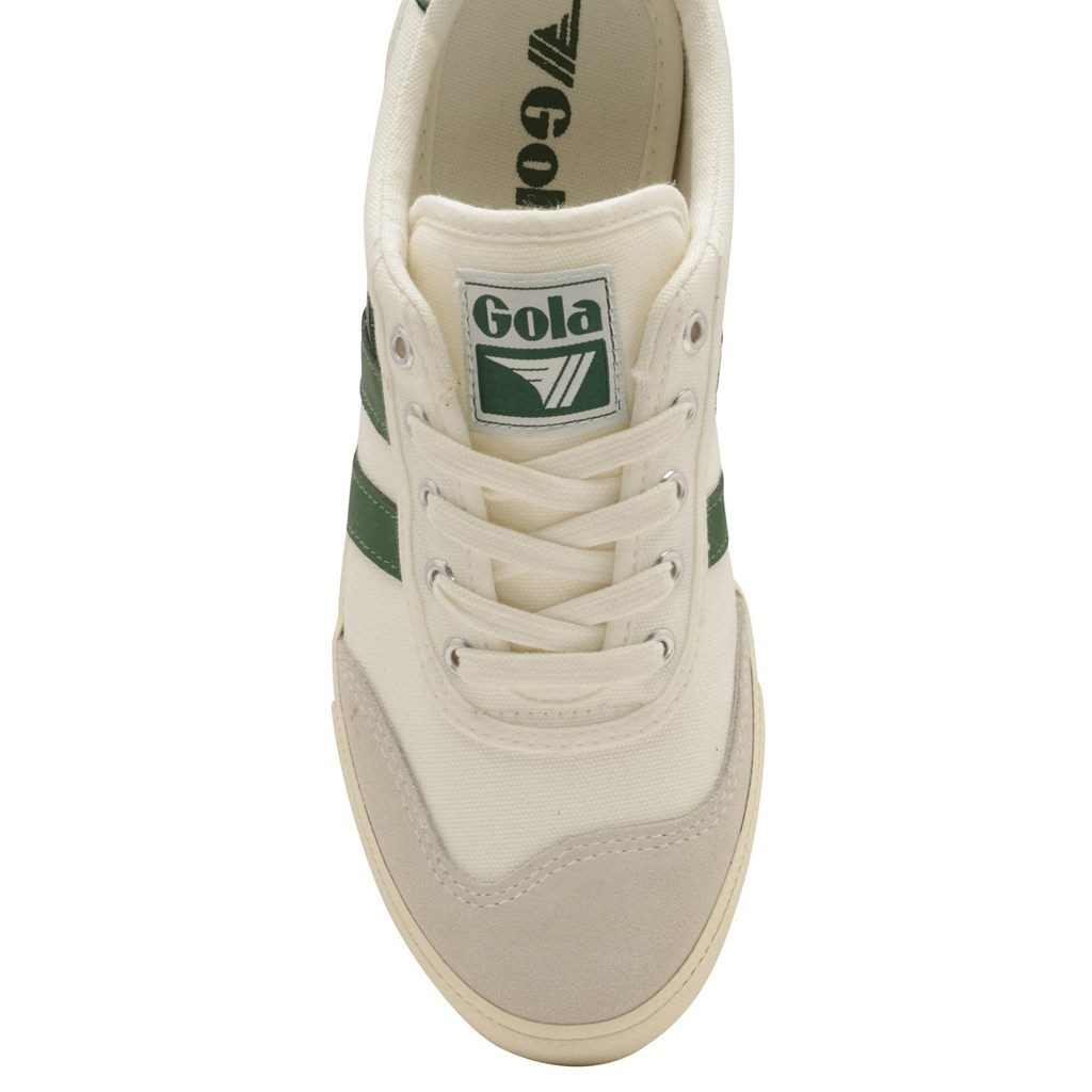 Gola Classics Badminton Plimsoll Sneakers Bílé Zelene CZ | MWAF-87925