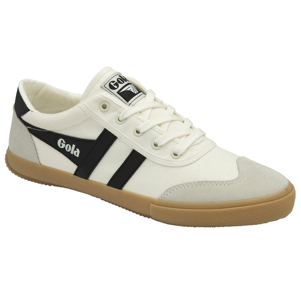 Gola Classics Badminton Plimsoll Sneakers Bílé Černé CZ | REBV-64201