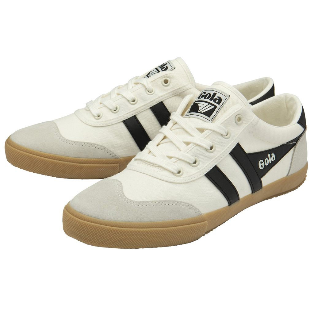 Gola Classics Badminton Plimsoll Sneakers Bílé Černé CZ | REBV-64201