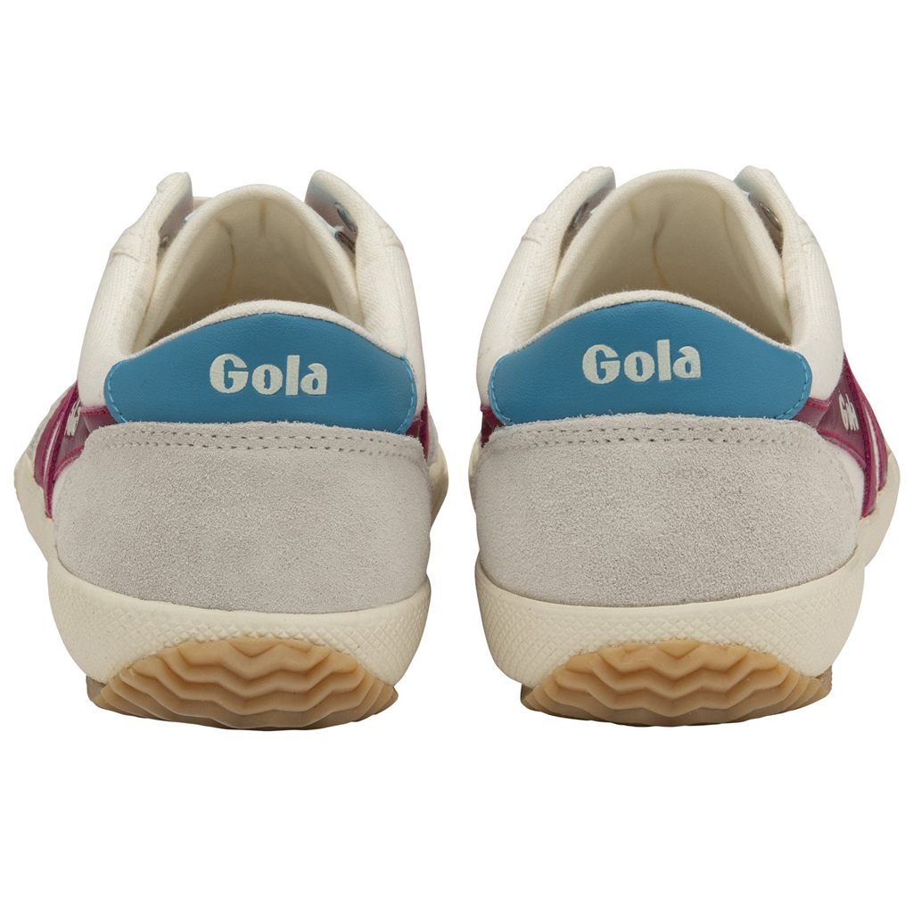 Gola Classics Badminton Sneakers Bílé Fuchsie CZ | FKZA-15829