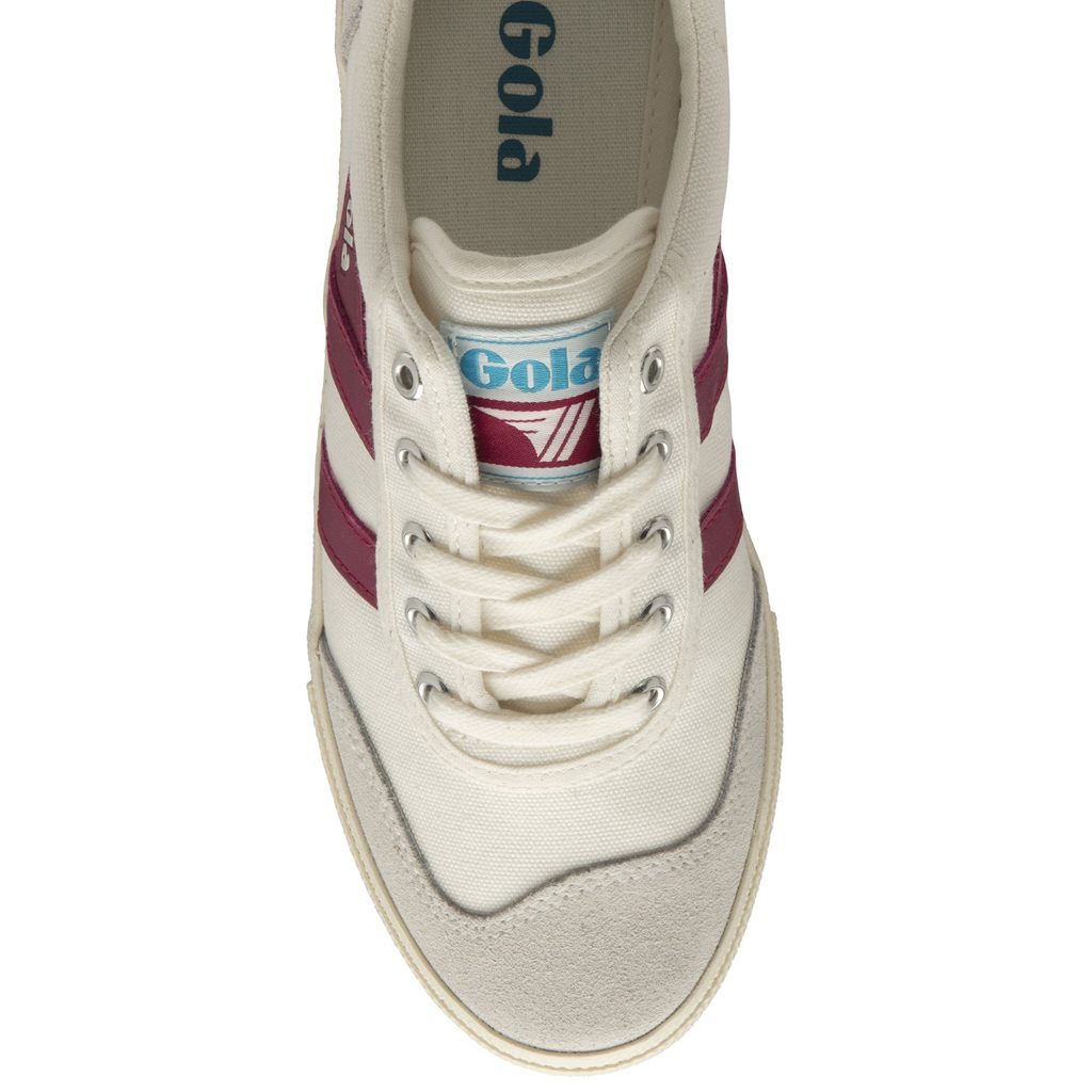 Gola Classics Badminton Sneakers Bílé Fuchsie CZ | FKZA-15829