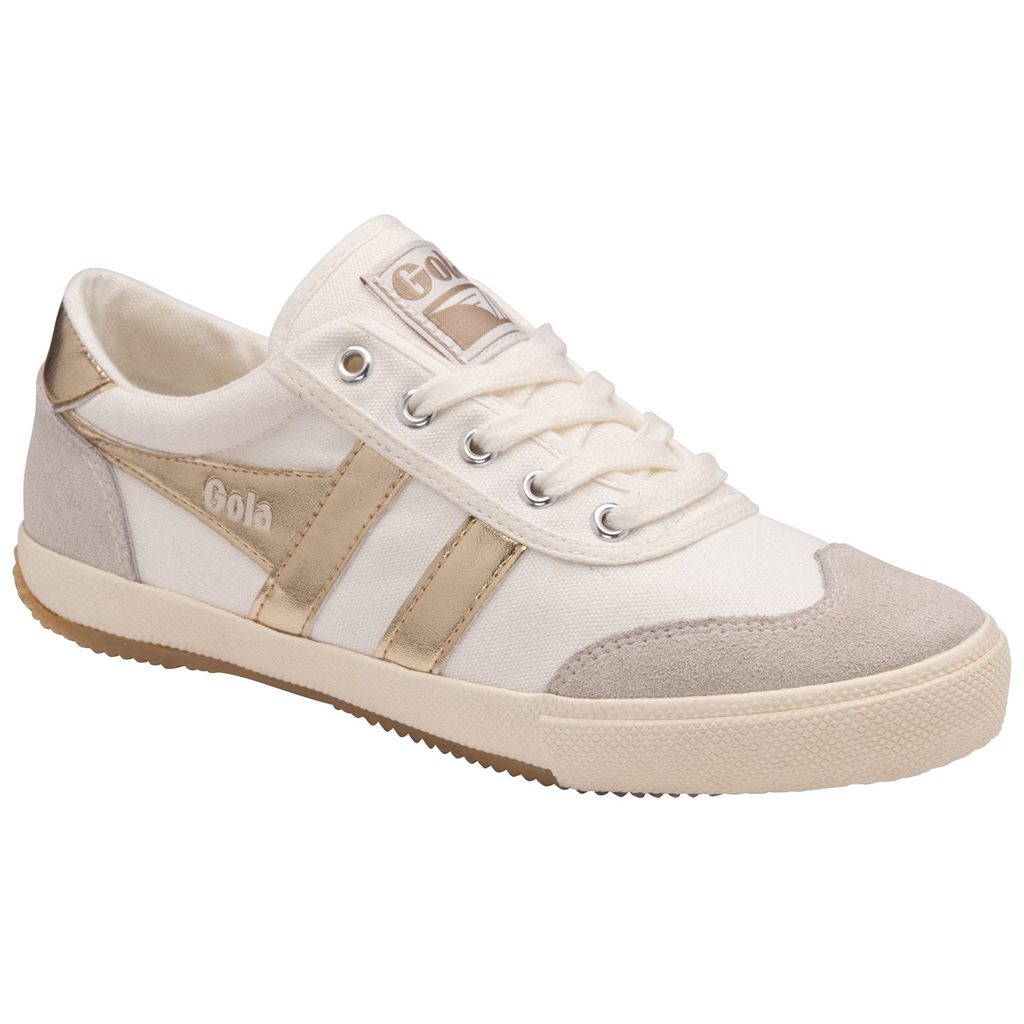 Gola Classics Badminton Sneakers Bílé Zlaté CZ | FSIU-32870