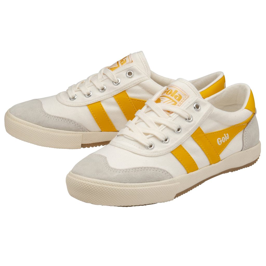 Gola Classics Badminton Sneakers Bílé CZ | PWAF-68309