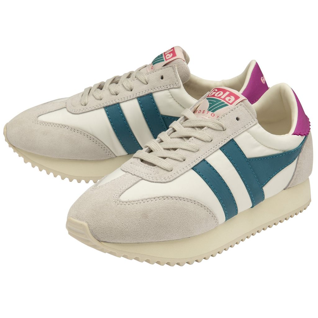 Gola Classics Boston '78 Sneakers Bílé Fuchsie CZ | GKOL-20768