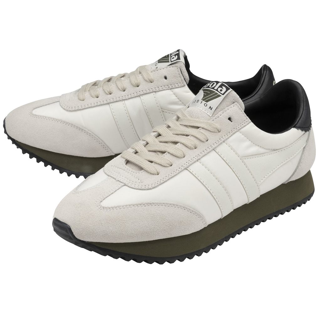 Gola Classics Boston '78 Sneakers Bílé Hnědožlutý Černé CZ | UFGM-01932