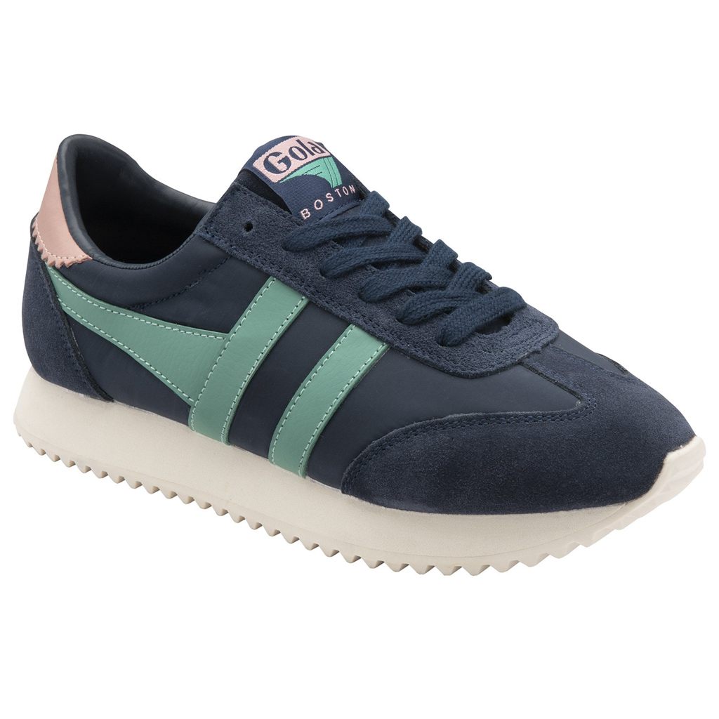 Gola Classics Boston '78 Sneakers Tmavě Blankyt Zelene Koralove Růžové CZ | HYSK-36108