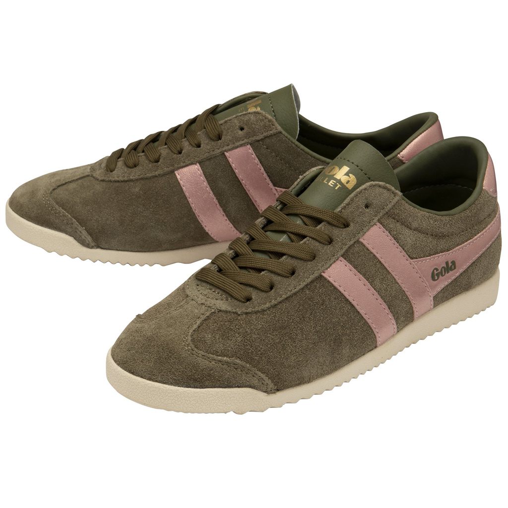 Gola Classics Bullet Flame Sneakers Hnědožlutý Růžové CZ | HOUI-90534