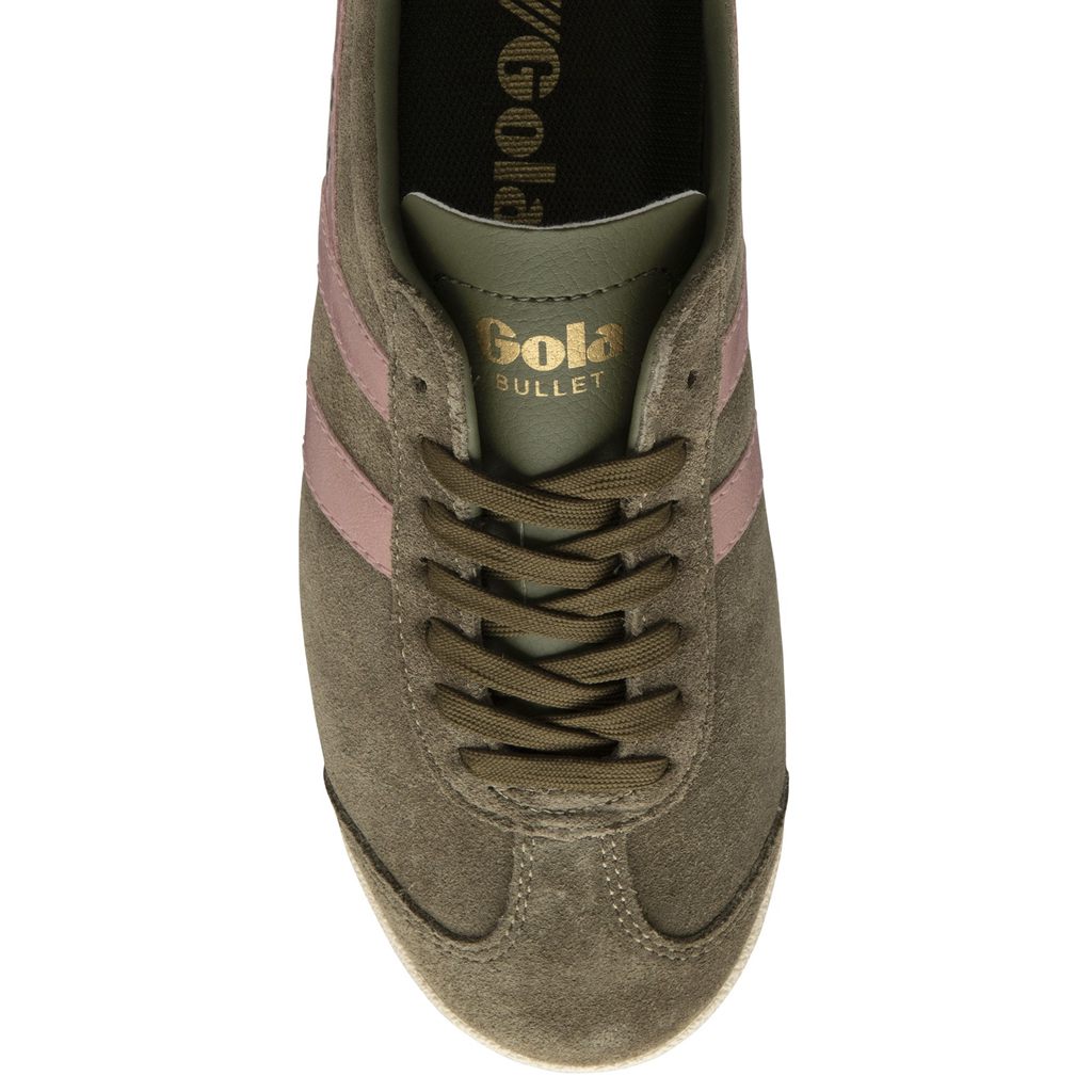 Gola Classics Bullet Flame Sneakers Hnědožlutý Růžové CZ | HOUI-90534