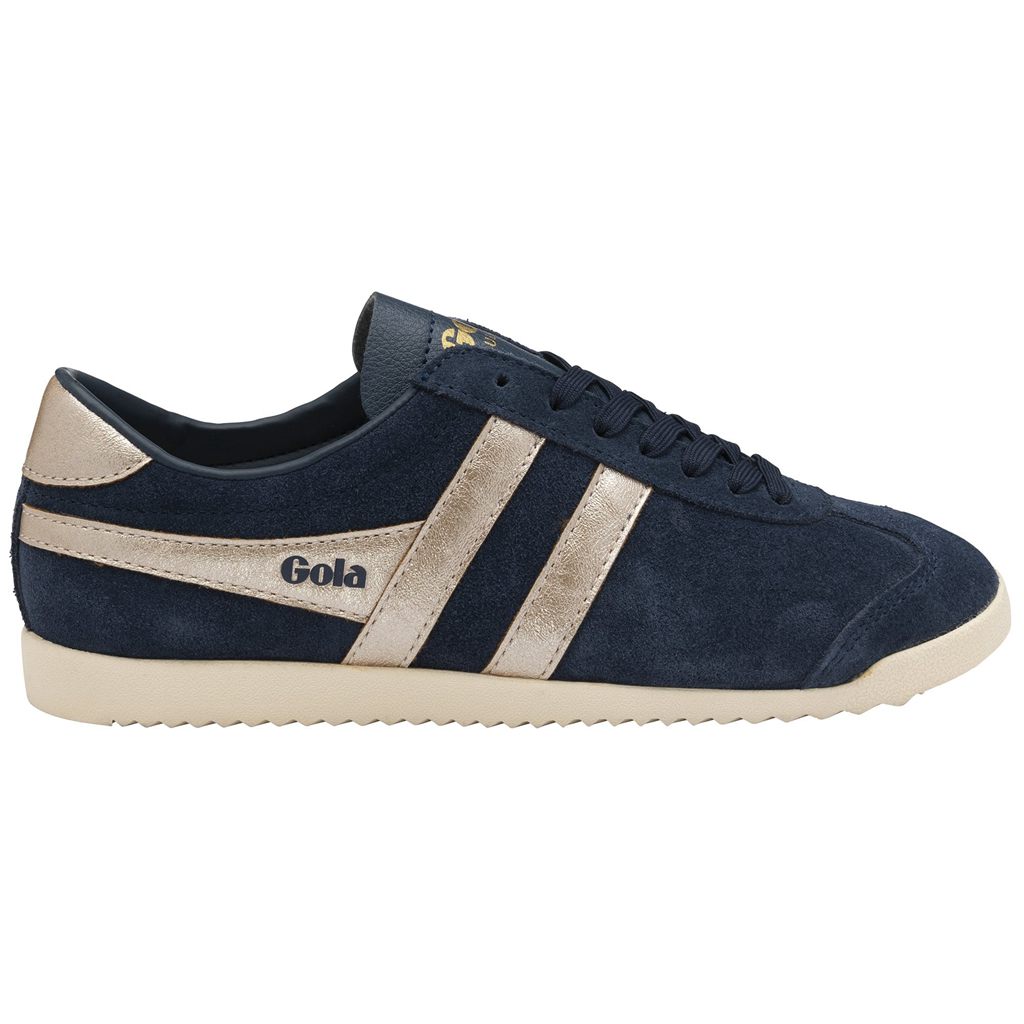 Gola Classics Bullet Flame Sneakers Tmavě Blankyt Růžové Zlaté CZ | VOHF-12450