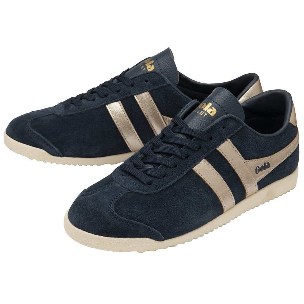 Gola Classics Bullet Flame Sneakers Tmavě Blankyt Růžové Zlaté CZ | VOHF-12450