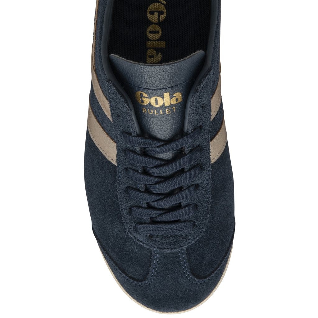 Gola Classics Bullet Flame Sneakers Tmavě Blankyt Růžové Zlaté CZ | VOHF-12450