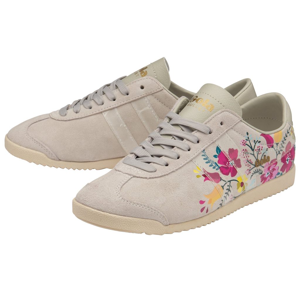 Gola Classics Bullet Floral Sneakers Bílé CZ | ADJU-91280