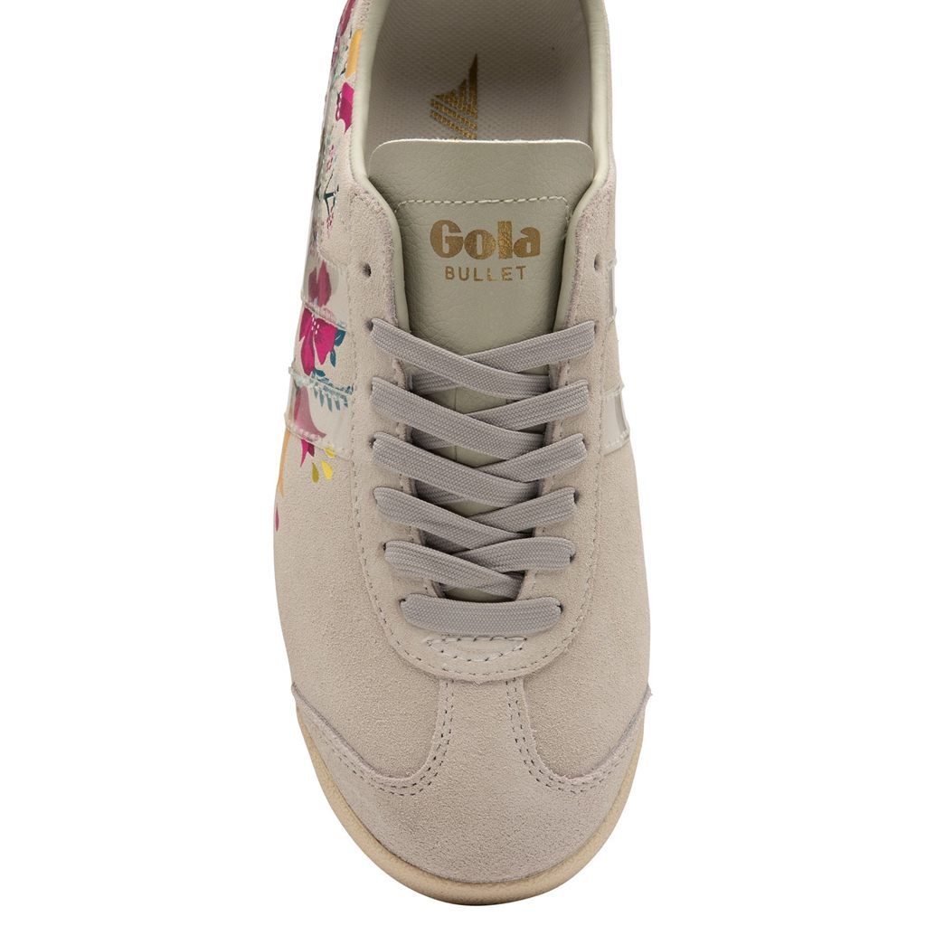 Gola Classics Bullet Floral Sneakers Bílé CZ | ADJU-91280
