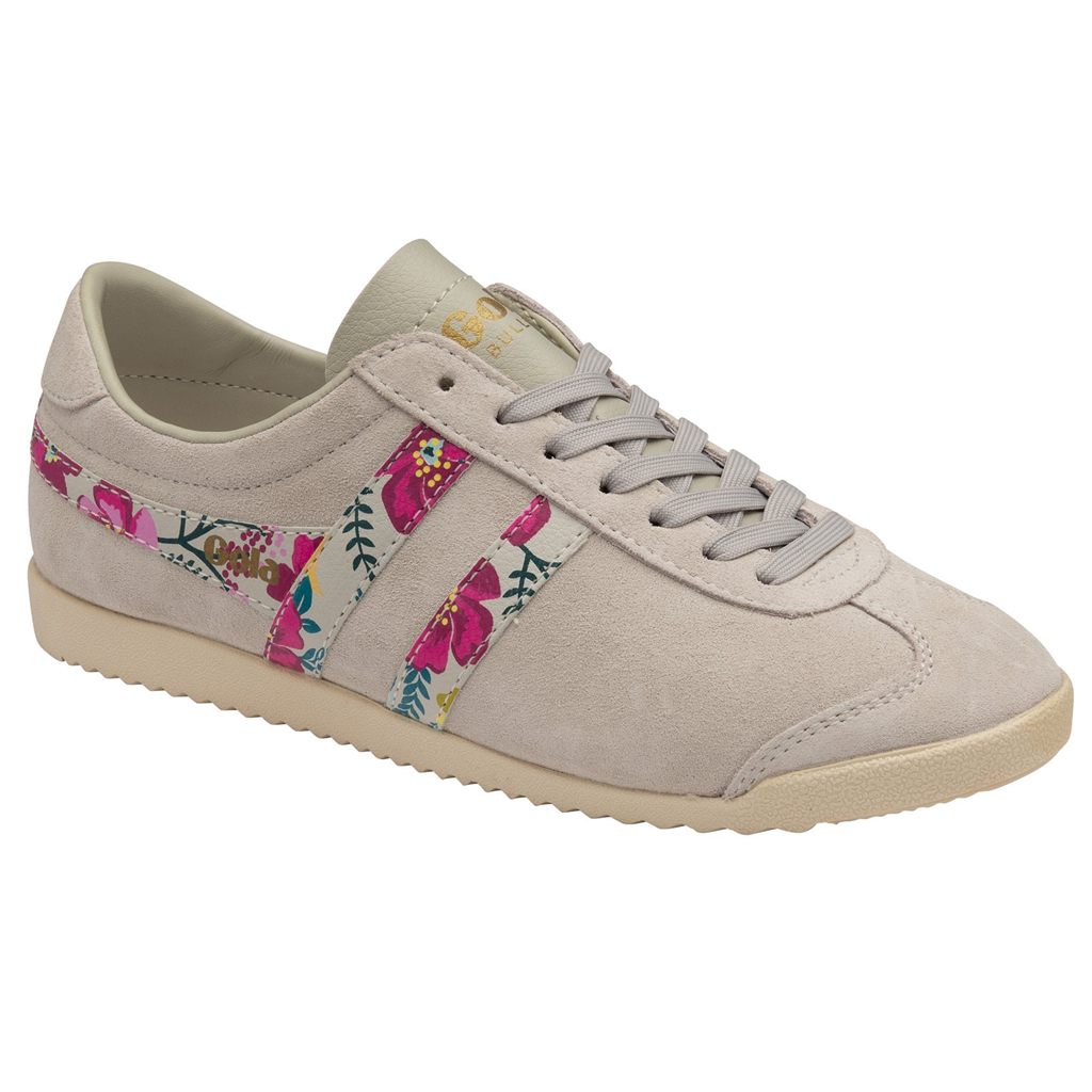 Gola Classics Bullet Floral Sneakers Bílé CZ | ALNY-14709