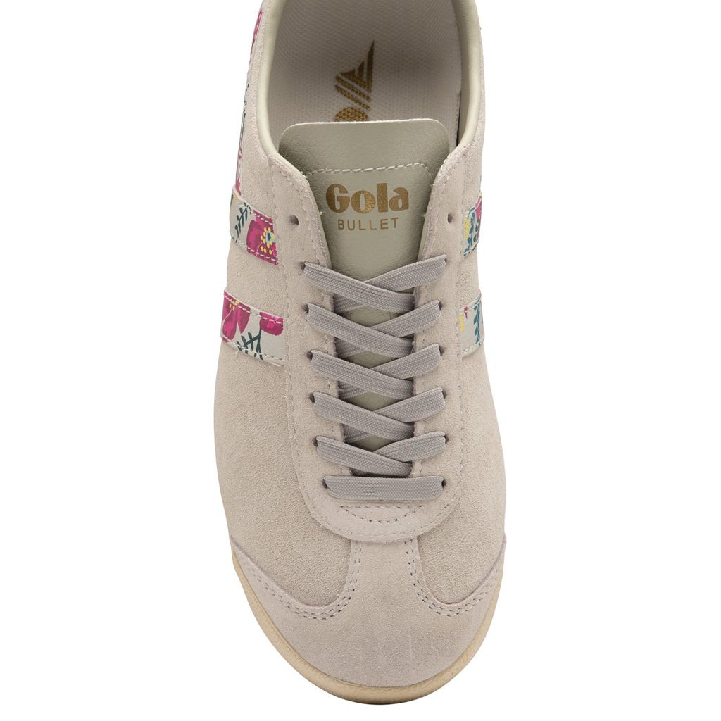 Gola Classics Bullet Floral Sneakers Bílé CZ | ALNY-14709
