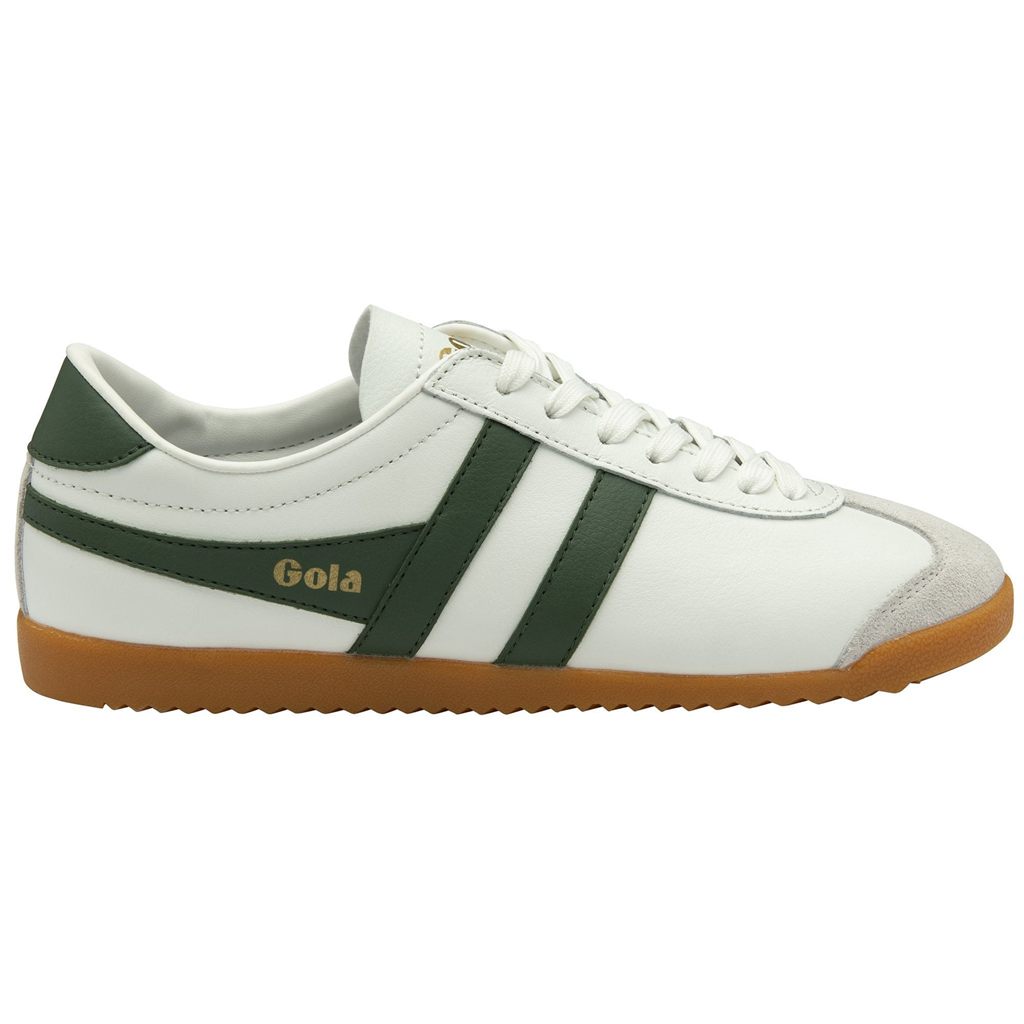 Gola Classics Bullet Leather Sneakers Bílé CZ | ECUW-53679