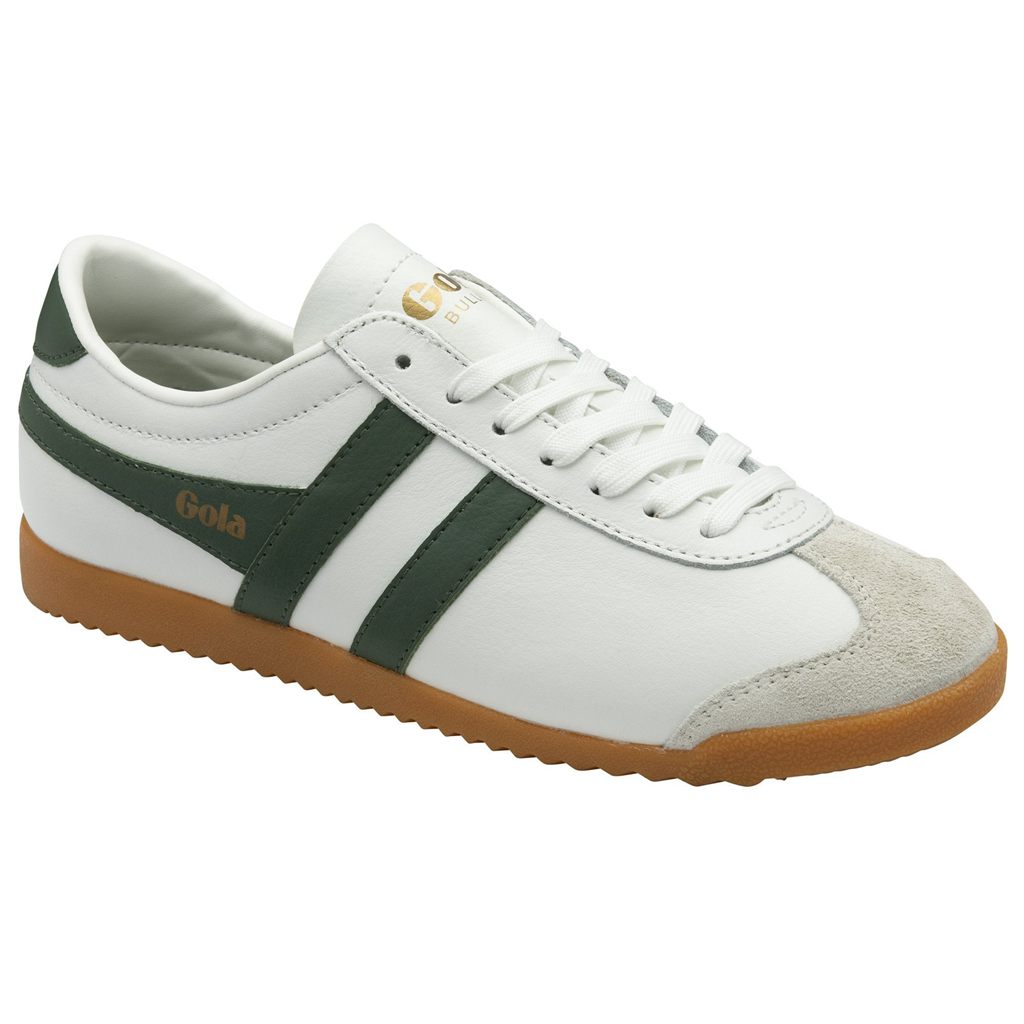 Gola Classics Bullet Leather Sneakers Bílé CZ | ECUW-53679