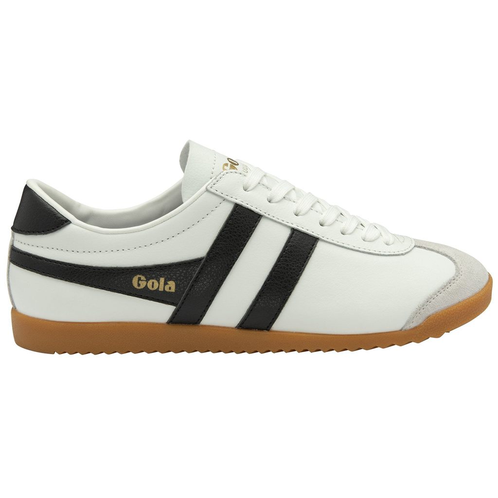 Gola Classics Bullet Leather Sneakers Bílé Černé CZ | TSCB-43587