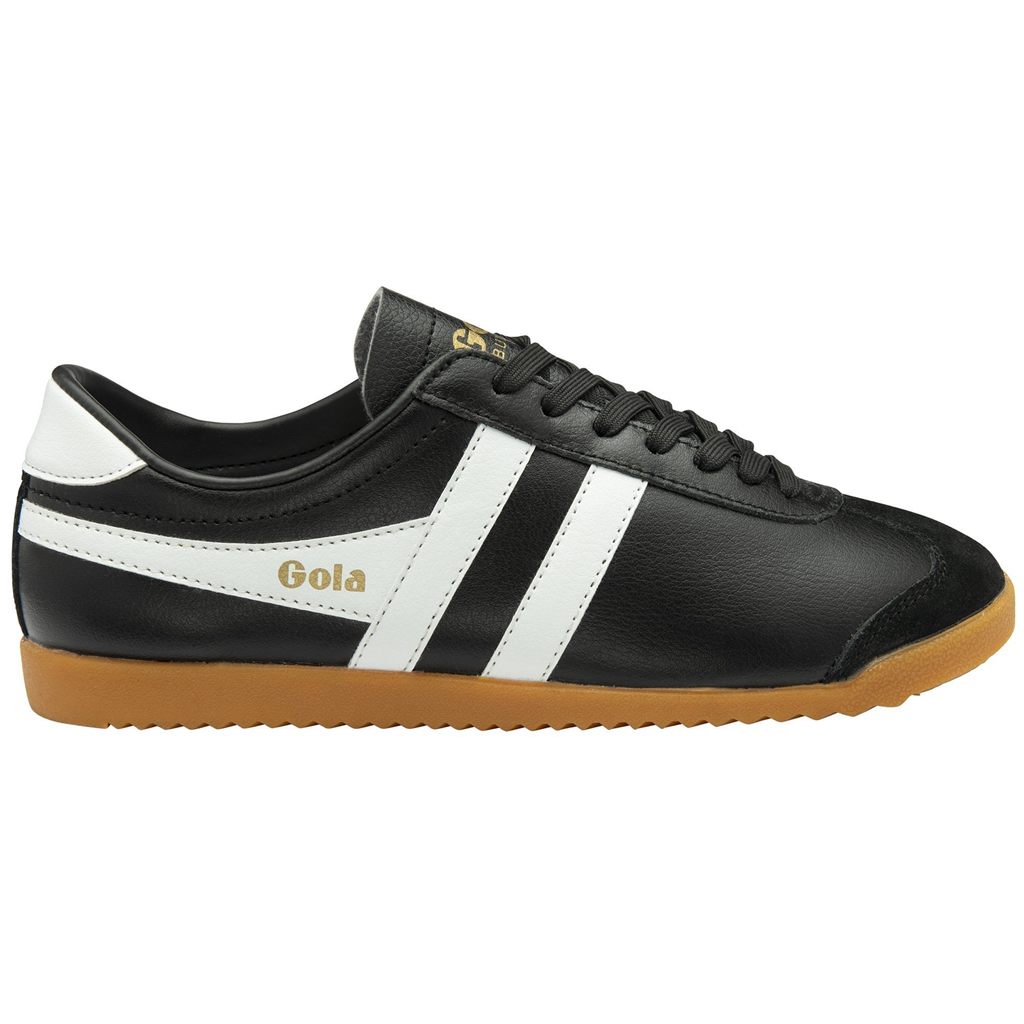 Gola Classics Bullet Leather Sneakers Černé Bílé CZ | FYCZ-83267