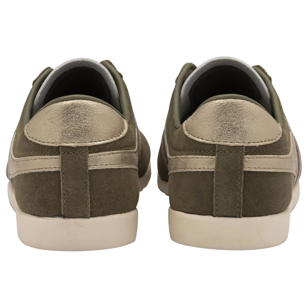 Gola Classics Bullet Mirror Trident Sneakers Hnědožlutý Stříbrné Zlaté CZ | YAGC-28951