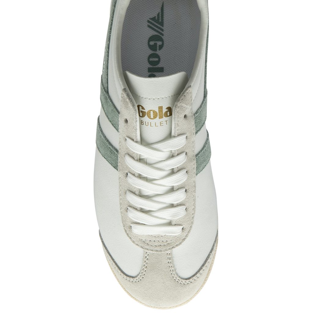 Gola Classics Bullet Pure Sneakers Bílé Zelene CZ | NPDV-94381