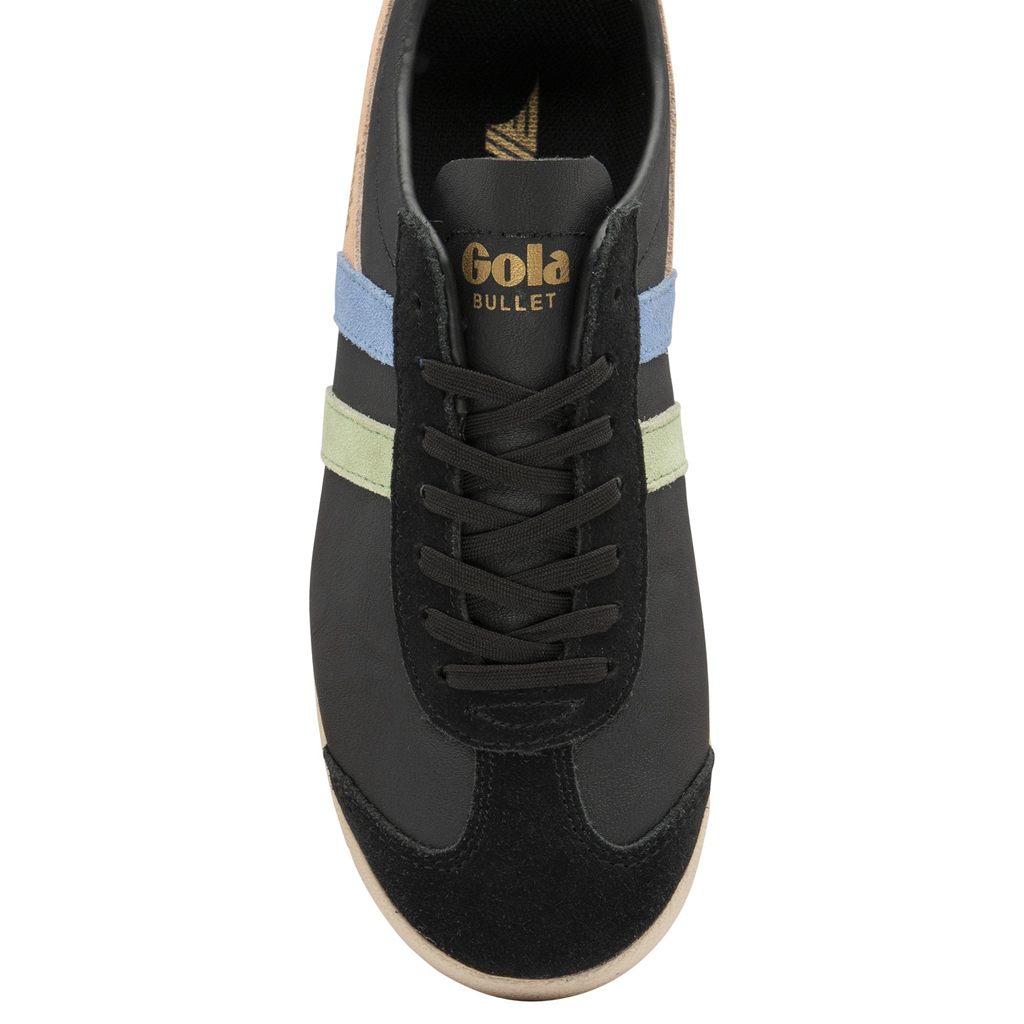 Gola Classics Bullet Trident Sneakers Černé Zelene Blankyt CZ | FWGH-20743