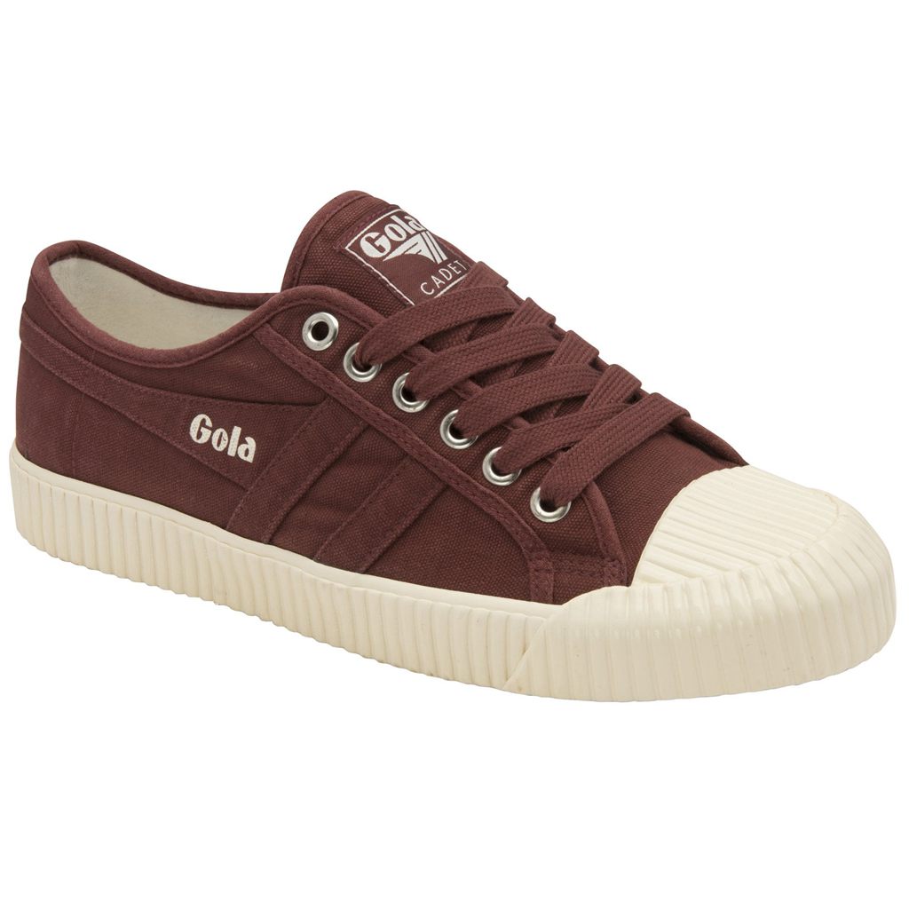 Gola Classics Cadet Plimsoll Shoes Vínové Bílé CZ | UVTM-21407