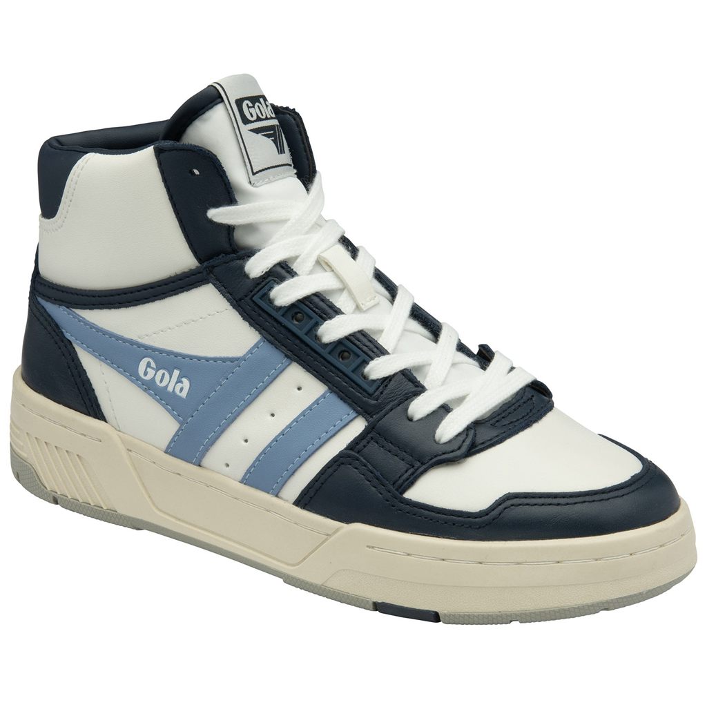 Gola Classics Challenge High Sneakers Bílé Tmavě Blankyt Blankyt CZ | WYQI-74612