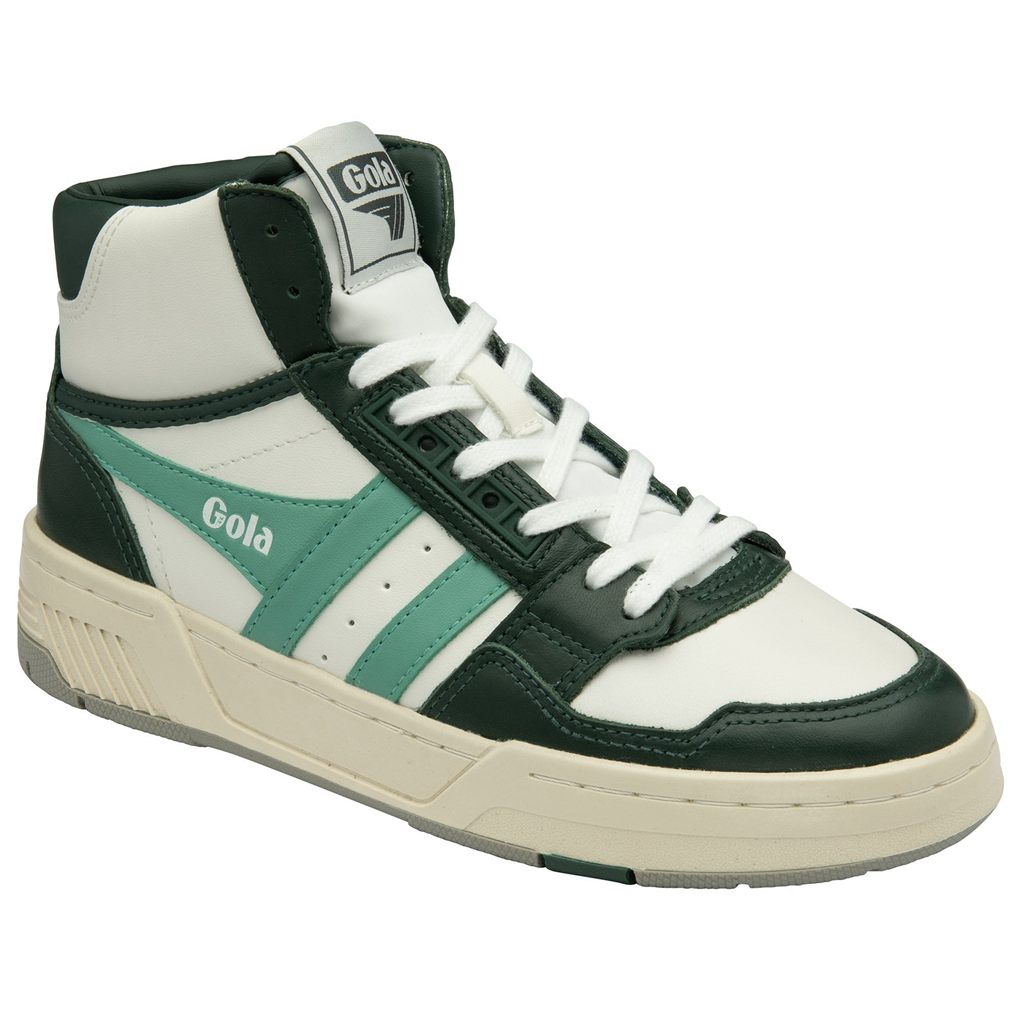 Gola Classics Challenge High Sneakers Bílé Zelene CZ | SMOD-62178