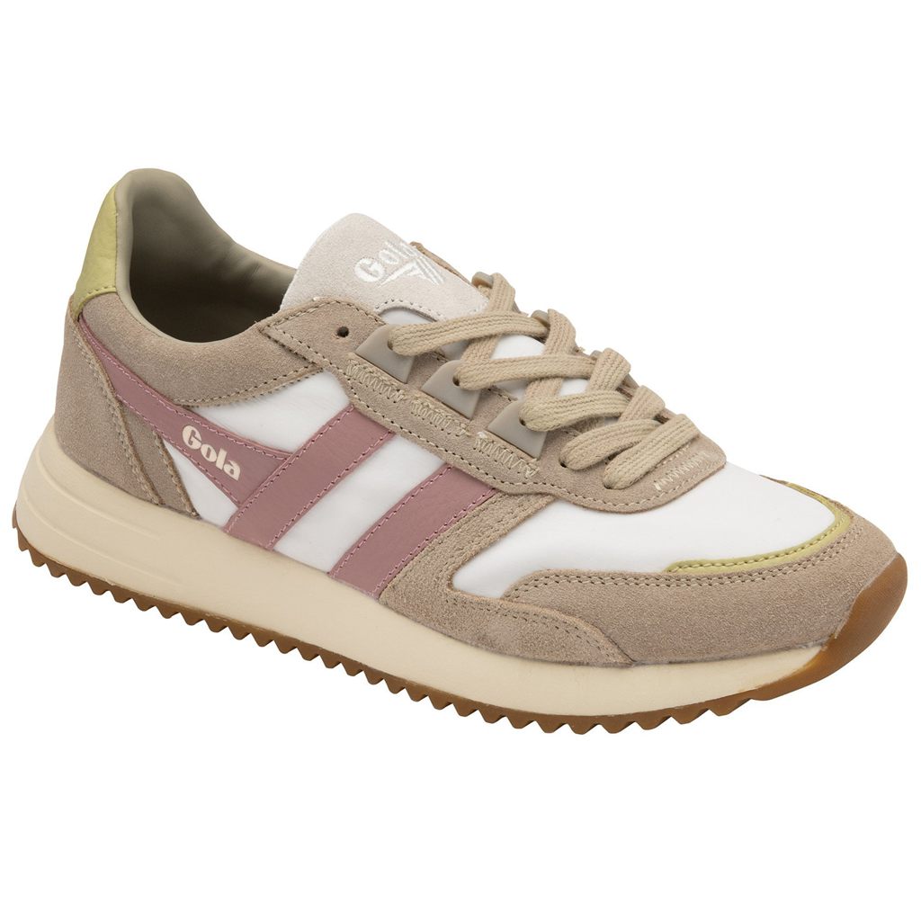Gola Classics Chicago Sneakers Bílé Šedé Růžové CZ | BGHR-68374
