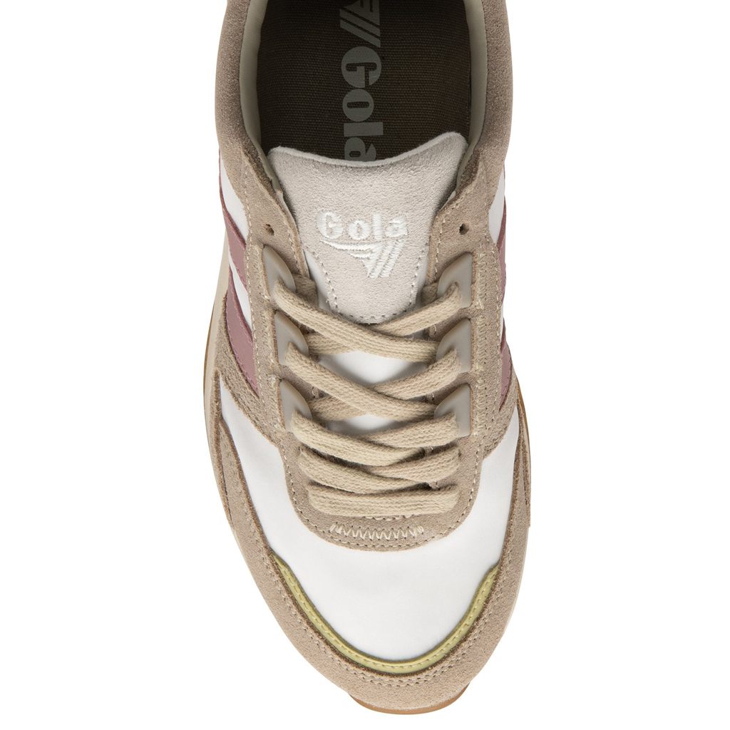Gola Classics Chicago Sneakers Bílé Šedé Růžové CZ | BGHR-68374