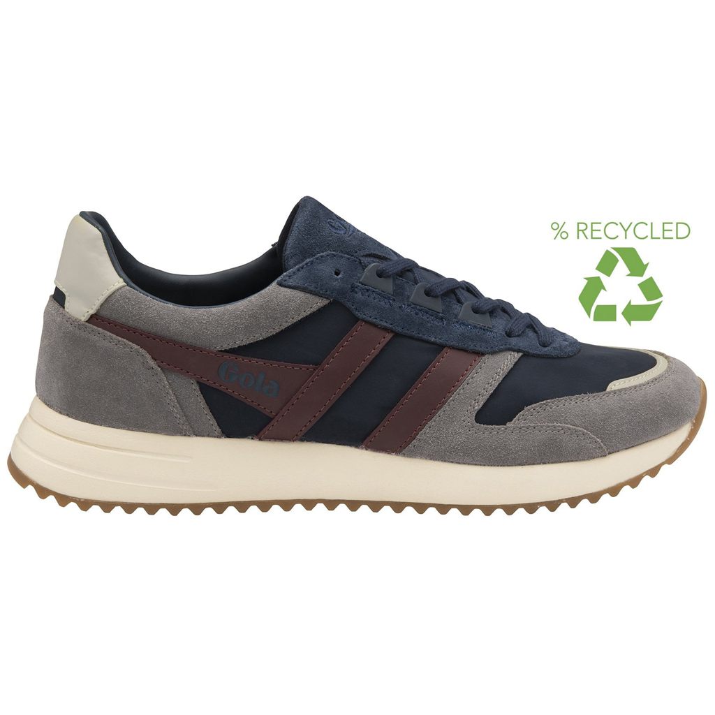 Gola Classics Chicago Sneakers Tmavě Blankyt Vínové CZ | YWSU-38152