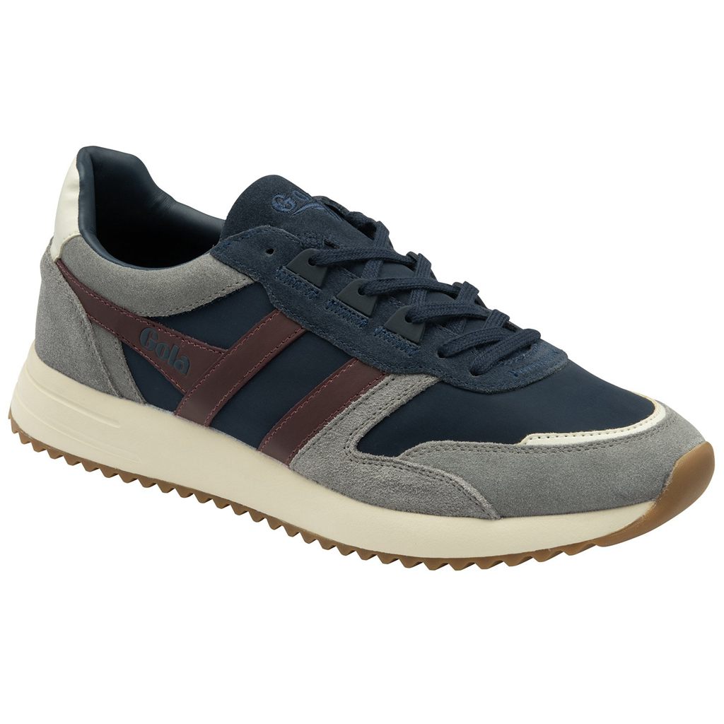 Gola Classics Chicago Sneakers Tmavě Blankyt Vínové CZ | YWSU-38152