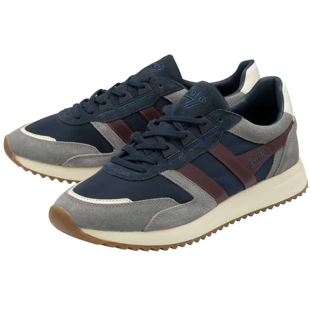 Gola Classics Chicago Sneakers Tmavě Blankyt Vínové CZ | YWSU-38152